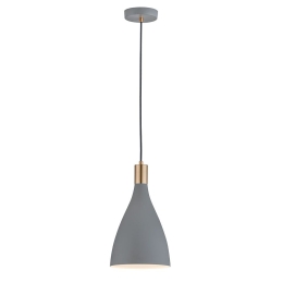 Φωτιστικό Οροφής Lamas 4197301 D190 Grey Viokef Μέταλλο