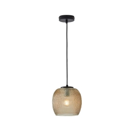 Φωτιστικό Οροφής Rain 3096401 Honey Viokef Γυαλί