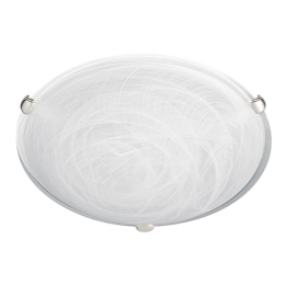Φωτιστικό Οροφής - Πλαφονιέρα Electra 3913000 D300 White Viokef Μέταλλο,Γυαλί