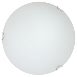 Φωτιστικό Οροφής - Πλαφονιέρα David 4105700 D300 White Viokef Γυαλί