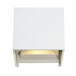 Φωτιστικό Τοίχου-Απλίκα Led Sq Greg 4188800 White Viokef Μέταλλο