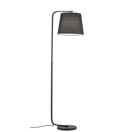 Φωτιστικό Δαπέδου Cobbe 4175000 Black Viokef Μέταλλο,Ύφασμα