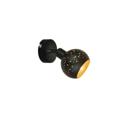 Φωτιστικό Τοίχου - Σποτ Galaxy 4168000 Black Viokef Μέταλλο