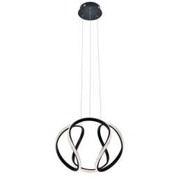 Φωτιστικό Οροφής Berlin 4247400 Φ450 Led Black Viokef Μέταλλο