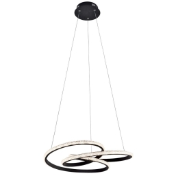 Φωτιστικό Οροφής Berlin 4247600 Φ520 Led Black Viokef Μέταλλο