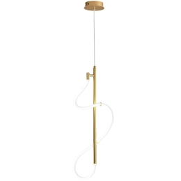 Φωτιστικό Οροφής Annete 4251300 Led Gold Viokef Μέταλλο
