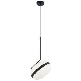 Φωτιστικό Οροφής Palma 4245300 E27 Black-White Viokef Μέταλλο,Γυαλί