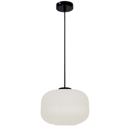 Φωτιστικό Οροφής Astor 4253000 E27 White-Black Viokef Μέταλλο,Γυαλί