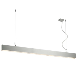 Φωτιστικό Οροφής - Ράγα Station 3911-0014-4-U-N 150cm 4000K Led Aluminum Silver Viokef Μέταλλο,Αλουμίνιο