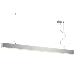 Φωτιστικό Οροφής - Ράγα Station 3911-0015-4-U-N 180cm 4000K Led Aluminum Silver Viokef Μέταλλο,Αλουμίνιο