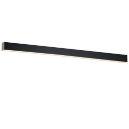 Φωτιστικό Οροφής - Πλαφονιέρα Station 3911-0115-3-B-N 180cm 3000K Led Black Viokef Μέταλλο,Αλουμίνιο