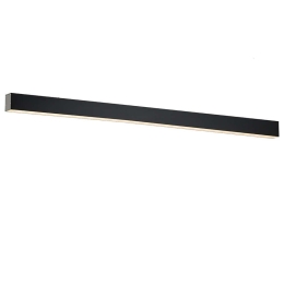 Φωτιστικό Οροφής - Πλαφονιέρα Station 3911-0115-4-B-N 180cm 4000K Led Black Viokef Μέταλλο,Αλουμίνιο