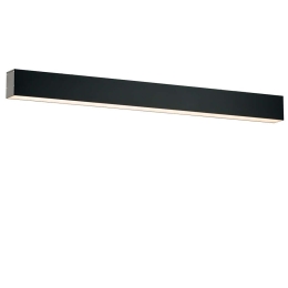 Φωτιστικό Τοίχου - Απλίκα Station 3911-0213-4-B-N 90cm 4000K Led Black Viokef Μέταλλο,Αλουμίνιο