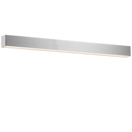 Φωτιστικό Τοίχου - Απλίκα Station 3911-0214-4-U-N 150cm 4000K Led Aluminum Silver Viokef Μέταλλο,Αλουμίνιο
