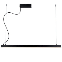 Φωτιστικό Οροφής - Ράγα Lynne 3994601 Led 100x3,5x100cm Black Viokef Μέταλλο