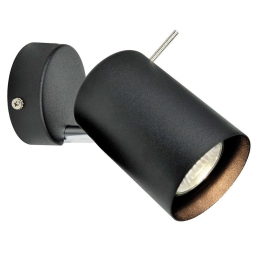 Φωτιστικό Οροφής - Σποτ Ruby 4148801 GU10 D:70XH:155 Black Viokef Μέταλλο