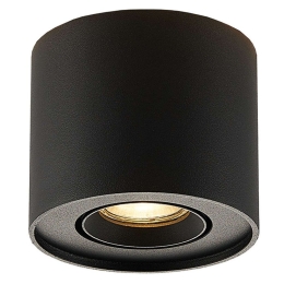 Φωτιστικό Οροφής - Σποτ Arion 4260801 GU10 D:100XH:88 Στρογγυλό Black Viokef Αλουμίνιο