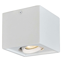 Φωτιστικό Οροφής - Σποτ Arion 4260900 GU10 L:100XH:88 Τετράγωνο White Viokef Αλουμίνιο