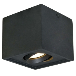 Φωτιστικό Οροφής - Σποτ Arion 4260901 GU10 L:100XH:88 Τετράγωνο Black Viokef Αλουμίνιο