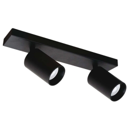 Φωτιστικό Οροφής - Σποτ Stage 4259701 2xMAX 13W 60x12,7cm Black Viokef Αλουμίνιο