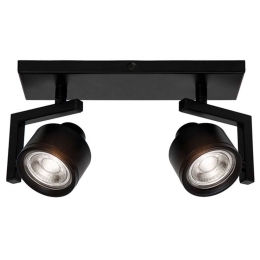 Φωτιστικό Οροφής - Σποτ Magma 4094901 2 x MAX 42W L:250XH:130 Black Viokef Μέταλλο