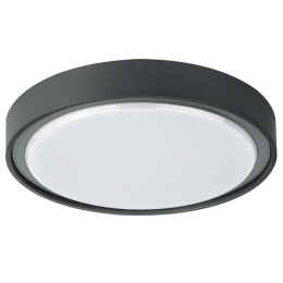 Φωτιστικό Οροφής - Πλαφονιέρα Anabella 4257301 D:300XH:44 Anthracite Viokef ABS