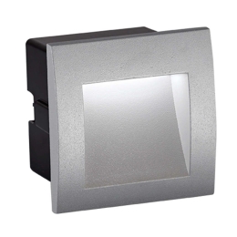Φωτιστικό Τοίχου - Απλίκα Χωνευτή Riva 4124800 Led H:90 Grey Viokef
