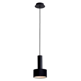 Φωτιστικό Οροφής Arietta 4258301 D:150XH:1400 Black Viokef Μέταλλο,Ύφασμα