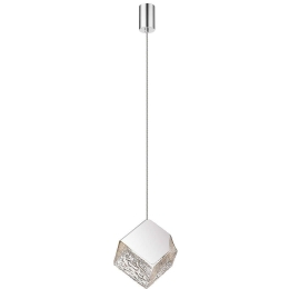Φωτιστικό Οροφής Dream 4273000 24x156,5cm 1xE14 25W Clear-Chrome Viokef Ατσάλι,Γυαλί