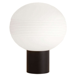 Φωτιστικό Επιτραπέζιο Angelo 4248800 25x28,4cm 1xE27 40W Black-White Viokef Μέταλλο,Γυαλί