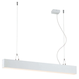 Φωτιστικό Οροφής - Ράγα Station Ultra 3911-0019-4-W-N 58x120cm Led 2700Lm 15W 4000K White Viokef Αλουμίνιο