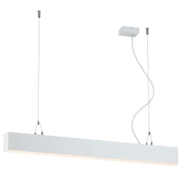 Φωτιστικό Οροφής - Ράγα Station Ultra 3911-0022-3-W-N 226x120cm Led 10260Lm 59W 3000K White Viokef Αλουμίνιο
