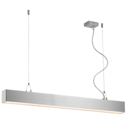Φωτιστικό Οροφής - Ράγα Station Ultra 3911-0022-3-U-N 226x120cm Led 10260Lm 59W 3000K Silver Viokef Αλουμίνιο