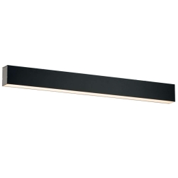 Φωτιστικό Οροφής - Ράγα Station Ultra 3911-0122-4-B-N 226x7,5cm Led 10800Lm 59W 4000K Black Viokef Αλουμίνιο