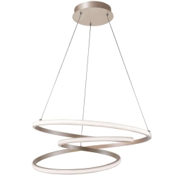 Φωτιστικό Οροφής Cort 4275500 Φ52x120cm Led 2153lm 40W Silver Viokef