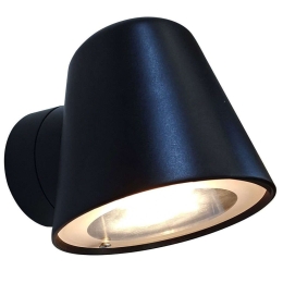 Φωτιστικό Τοίχου-Απλίκα Marc 4282600 Φ11,8x9,4cm 1xGu10 7W Black Viokef