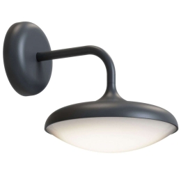 Φωτιστικό Τοίχου-Απλίκα Merline 4284600 Φ18x19,5cm Led 995lm 12,6W Dark Grey Viokef