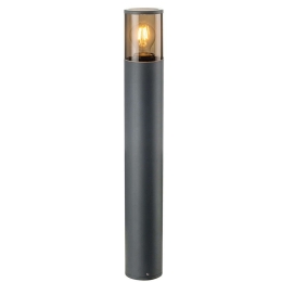 Φωτιστικό Δαπέδου Κολωνάκι Londres 4284900 Φ9x65cm 1xE27 20W Dark Grey Viokef