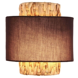 Φωτιστικό Τοίχου - Απλίκα Riviera 4299300 24x13x24cm 1xE27 40W Natural-Brown Viokef