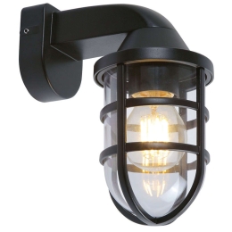 Φωτιστικό Τοίχου - Απλίκα Cap 4298100 18,5x21,5cm 1xE27 15W Black Viokef