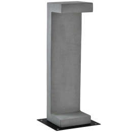Φωτιστικό Δαπέδου Gary 4290600 16x15x50cm Led 420lm 9W 3000K Grey Viokef