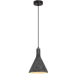 Φωτιστικό Οροφής Dot 4297401 Φ17x20cm 1xE27 60W Black Viokef