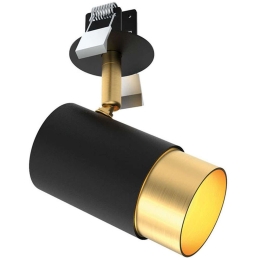 Σποτ Χωνευτό Ziggy 4252500 Φ5,8x10,9x15cm 1xGU10 35W Black-Gold Viokef