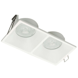 Σποτ Χωνευτό Fino 4225100 15,2x7,7x8cm 2xGU10 35W White Viokef