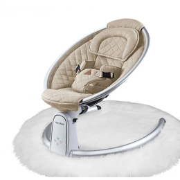 Relax Μωρού Με Κίνηση Και Μουσική E-243 68x63x61cm Beige Hot Mom Aluminium, Cotton