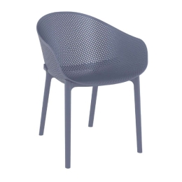 Πολυθρόνα Sky 20.0264 Dark Grey Siesta 54X60X81cm