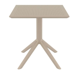 Τραπέζι Sky 20.0251 Dove Grey 70X70X74εκ. Siesta