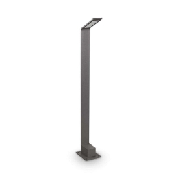 Φωτιστικό Δαπέδου Agos 254319 9,5x15x80cm Led 670lm 6,5W 3000K Anthracite Ideal Lux