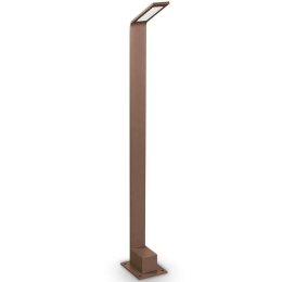 Φωτιστικό Δαπέδου Agos 326726 9,5x15x80cm Led 670lm 6,5W 3000K Coffee Ideal Lux