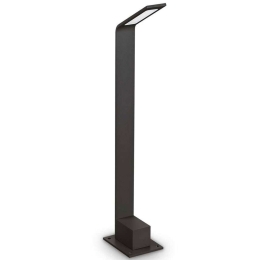 Φωτιστικό Δαπέδου Agos 326719 9,5x15x60cm Led 730lm 6,5W 4000K Black Ideal Lux